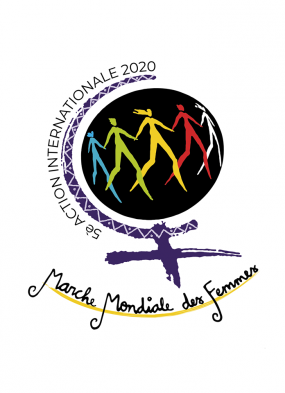 Logo de la Marche mondiale des femmes 2020.